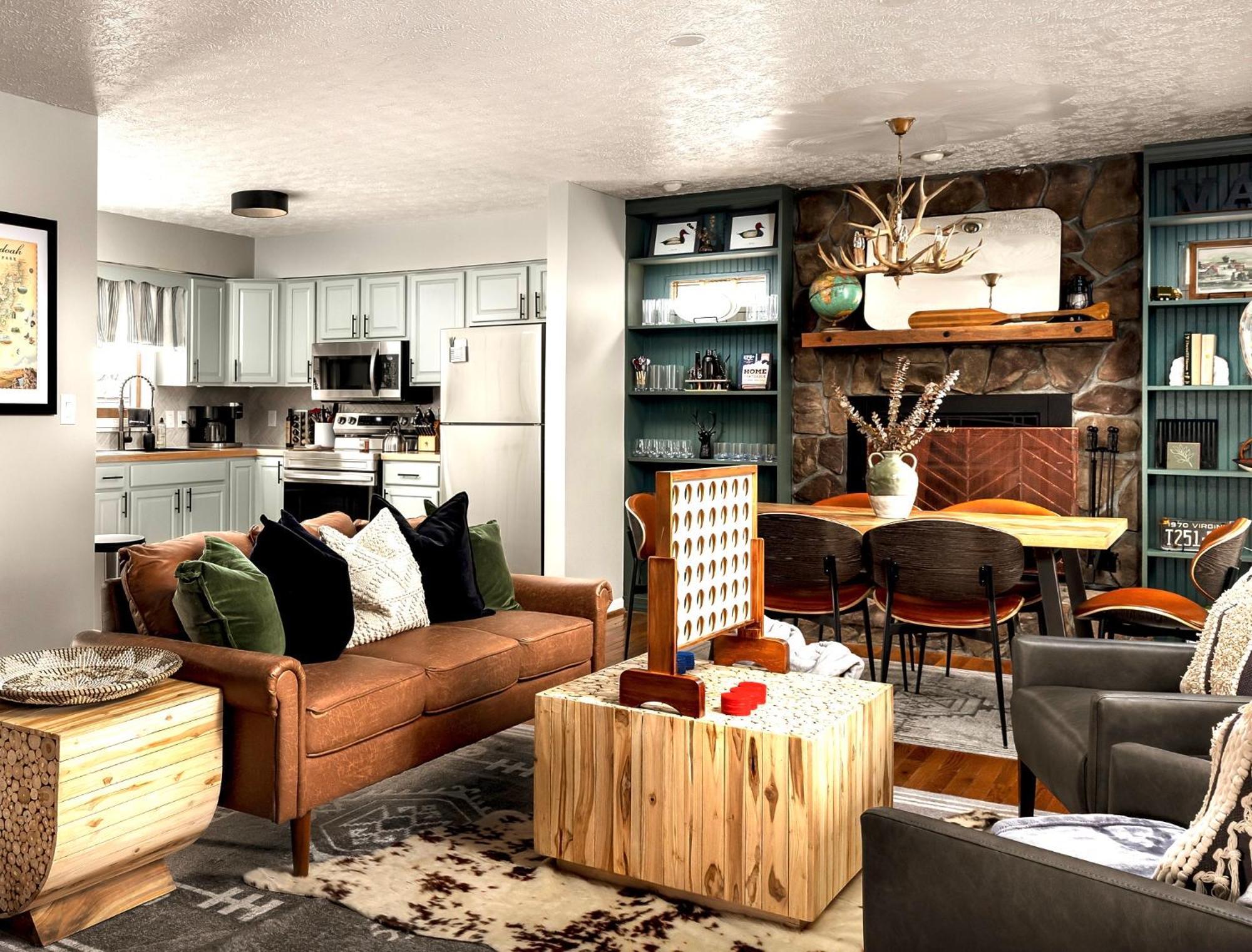 Shenandoah Dog Friendly Cabin With River Access, Hot Tub, Fire Pit, Bbq, Outdoor Dining Exterior foto